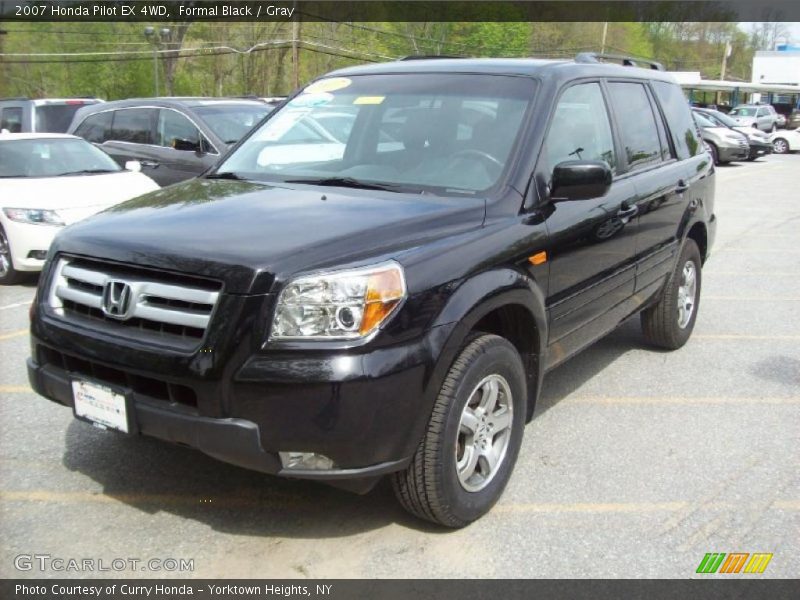 Formal Black / Gray 2007 Honda Pilot EX 4WD