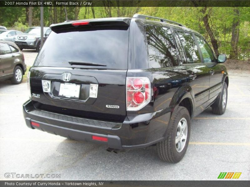 Formal Black / Gray 2007 Honda Pilot EX 4WD