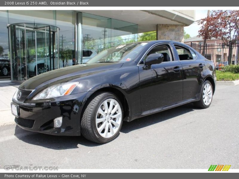 Obsidian Black / Black 2008 Lexus IS 250 AWD