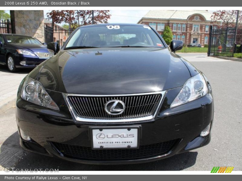 Obsidian Black / Black 2008 Lexus IS 250 AWD