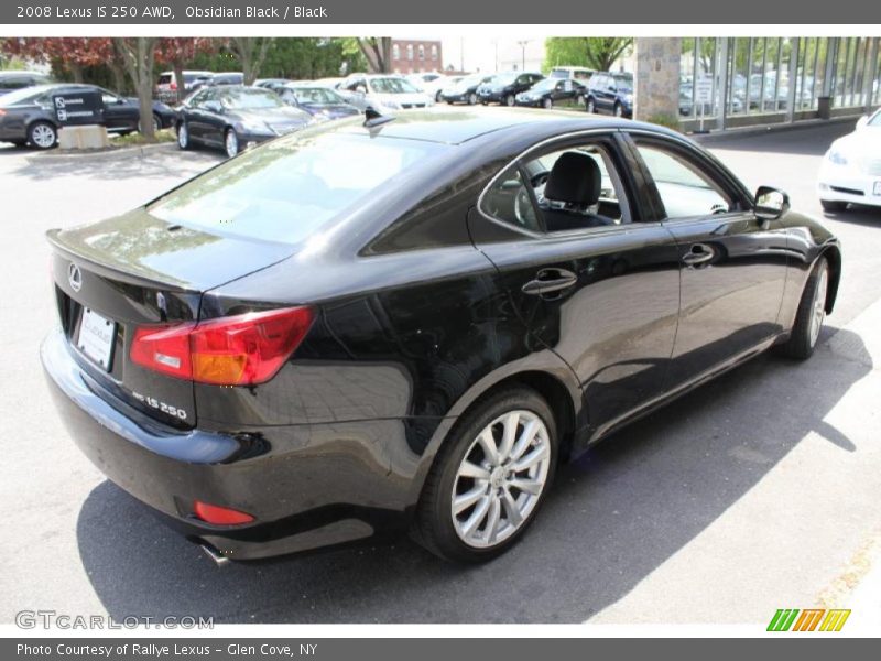 Obsidian Black / Black 2008 Lexus IS 250 AWD