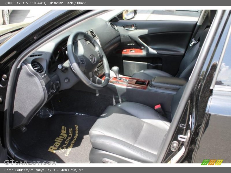 Obsidian Black / Black 2008 Lexus IS 250 AWD