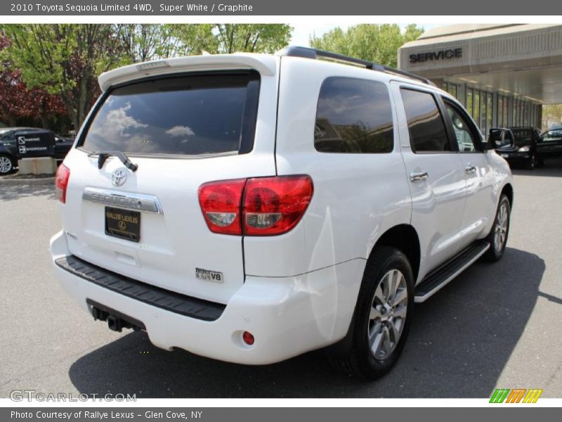 Super White / Graphite 2010 Toyota Sequoia Limited 4WD