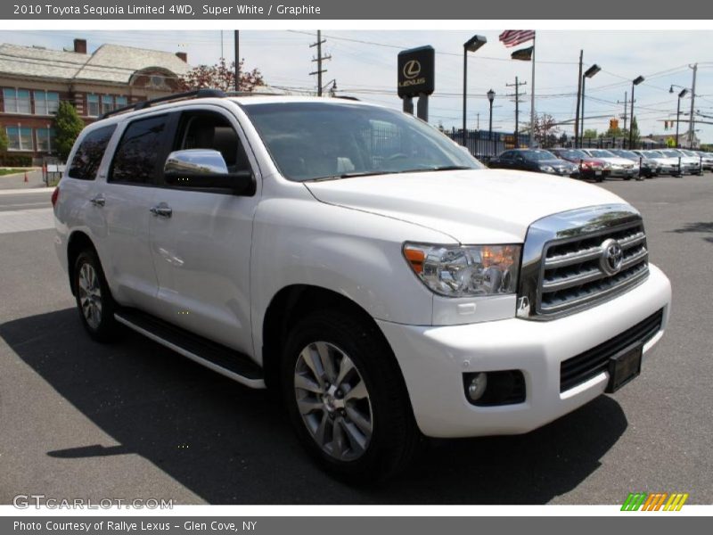 Super White / Graphite 2010 Toyota Sequoia Limited 4WD