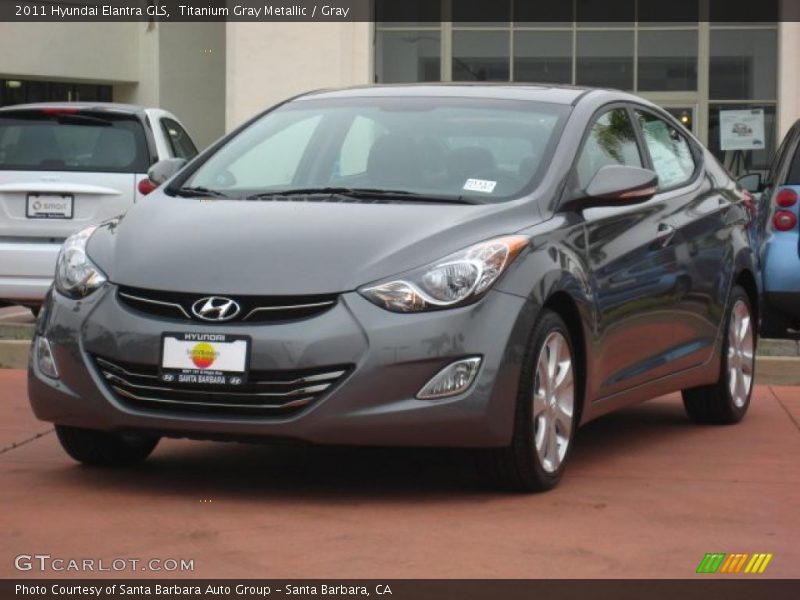 Titanium Gray Metallic / Gray 2011 Hyundai Elantra GLS