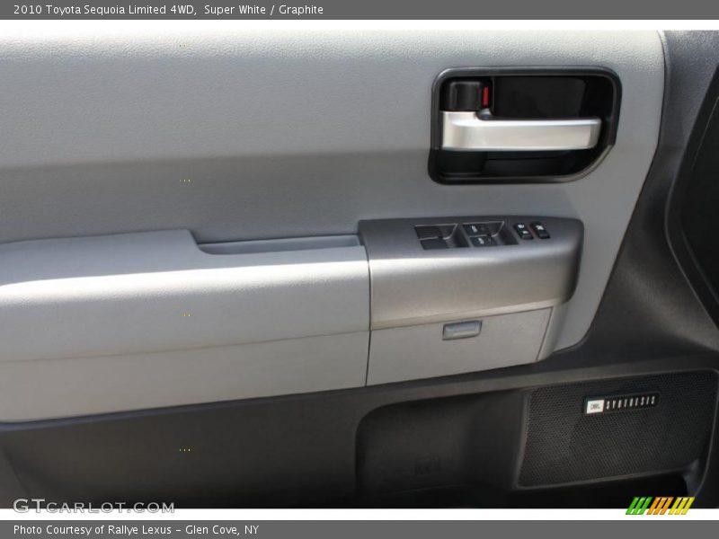 Super White / Graphite 2010 Toyota Sequoia Limited 4WD