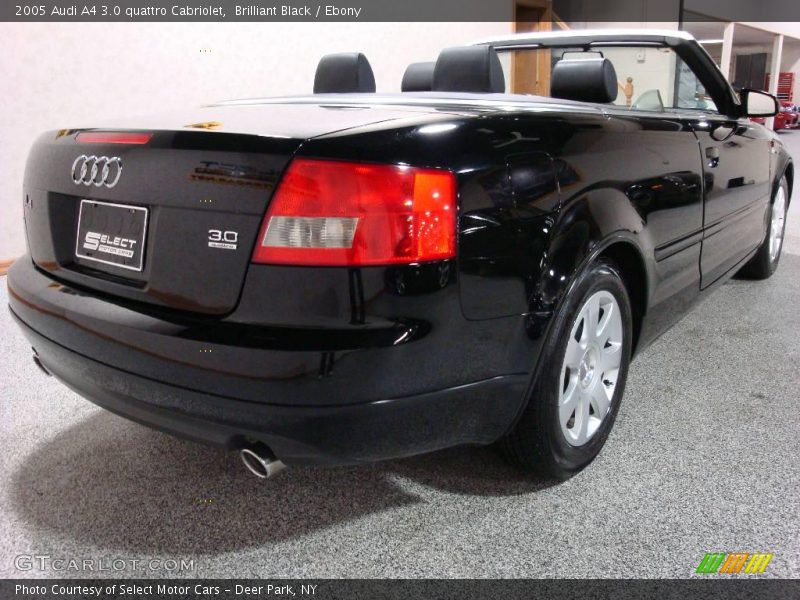 Brilliant Black / Ebony 2005 Audi A4 3.0 quattro Cabriolet