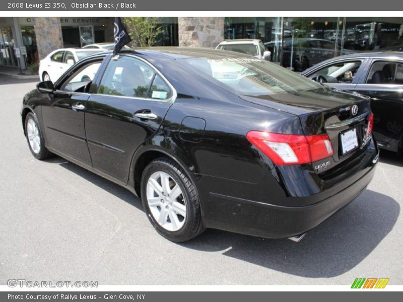 Obsidian Black / Black 2008 Lexus ES 350
