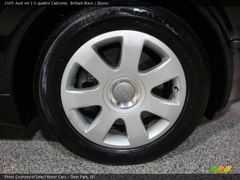 Brilliant Black / Ebony 2005 Audi A4 3.0 quattro Cabriolet