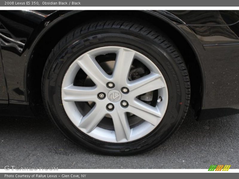 Obsidian Black / Black 2008 Lexus ES 350