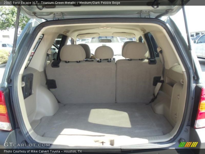 Titanium Green Metallic / Medium/Dark Pebble Beige 2005 Ford Escape XLT