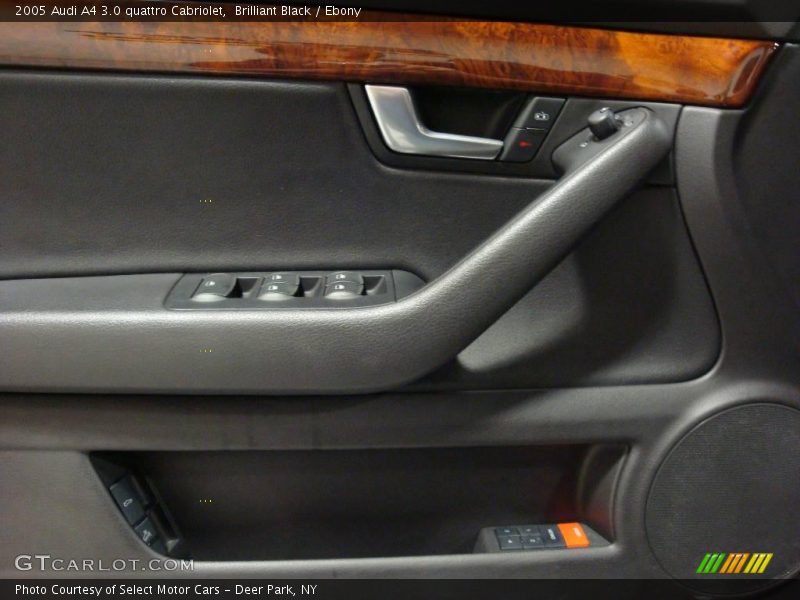Brilliant Black / Ebony 2005 Audi A4 3.0 quattro Cabriolet