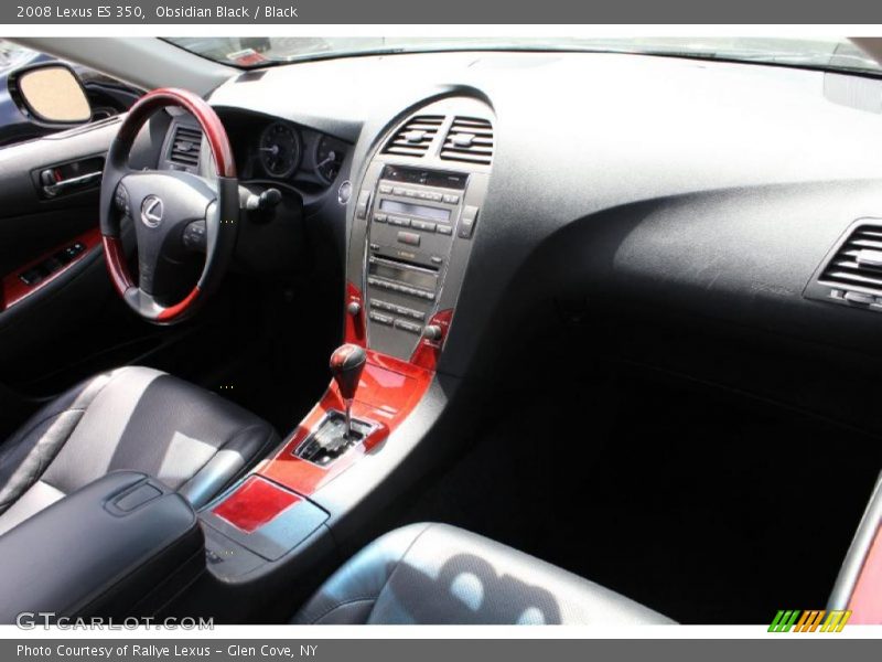 Obsidian Black / Black 2008 Lexus ES 350
