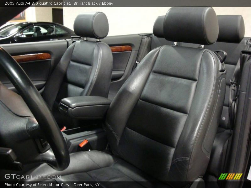 Brilliant Black / Ebony 2005 Audi A4 3.0 quattro Cabriolet