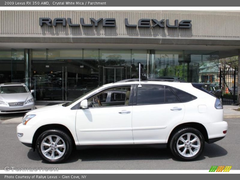 Crystal White Mica / Parchment 2009 Lexus RX 350 AWD