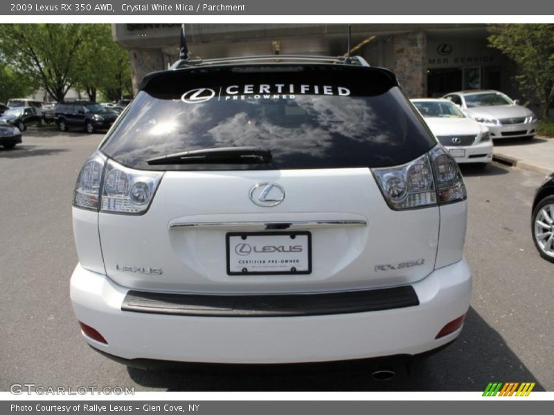 Crystal White Mica / Parchment 2009 Lexus RX 350 AWD