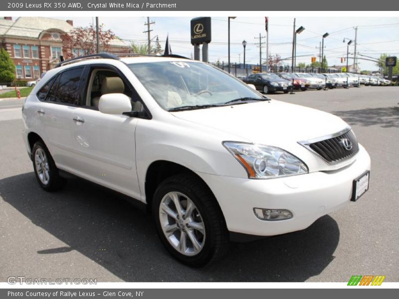 Crystal White Mica / Parchment 2009 Lexus RX 350 AWD