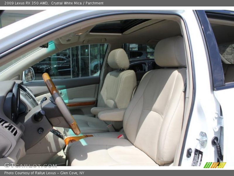 Crystal White Mica / Parchment 2009 Lexus RX 350 AWD