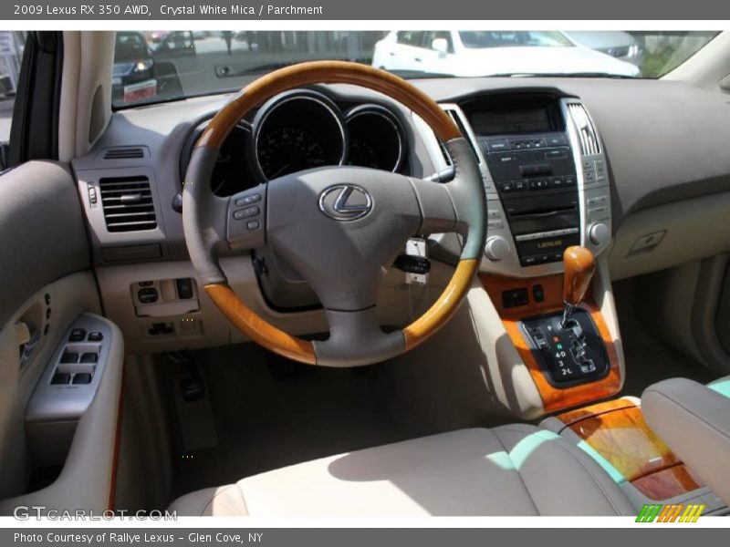 Crystal White Mica / Parchment 2009 Lexus RX 350 AWD