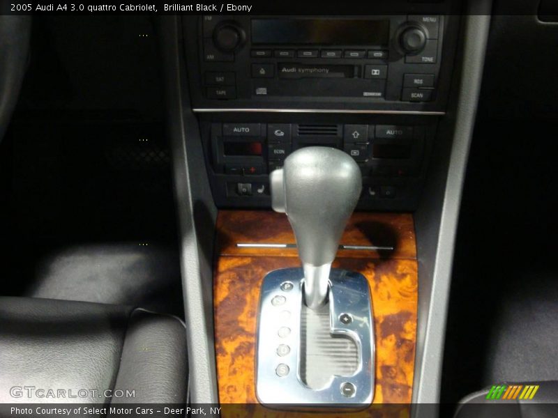 Brilliant Black / Ebony 2005 Audi A4 3.0 quattro Cabriolet