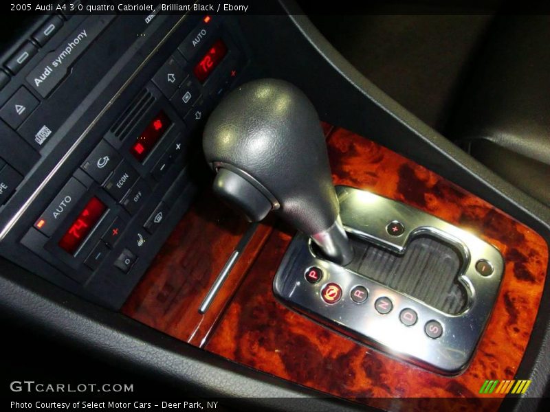 Brilliant Black / Ebony 2005 Audi A4 3.0 quattro Cabriolet