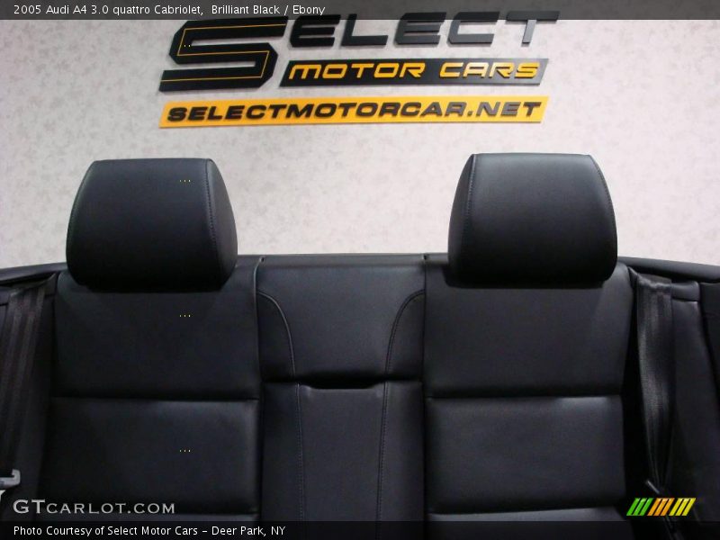 Brilliant Black / Ebony 2005 Audi A4 3.0 quattro Cabriolet