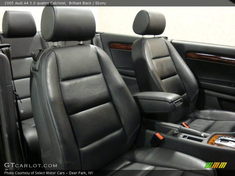 Brilliant Black / Ebony 2005 Audi A4 3.0 quattro Cabriolet