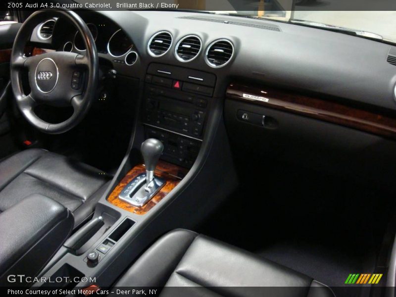 Brilliant Black / Ebony 2005 Audi A4 3.0 quattro Cabriolet