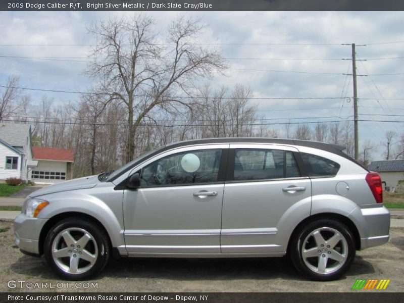 Bright Silver Metallic / Dark Slate Gray/Blue 2009 Dodge Caliber R/T