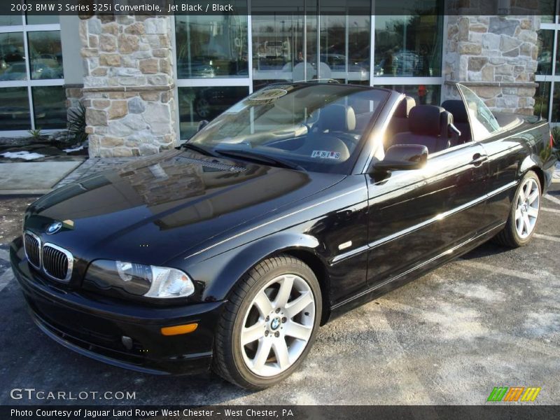 Jet Black / Black 2003 BMW 3 Series 325i Convertible