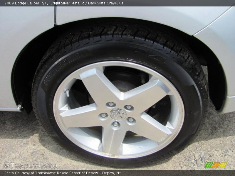 Bright Silver Metallic / Dark Slate Gray/Blue 2009 Dodge Caliber R/T