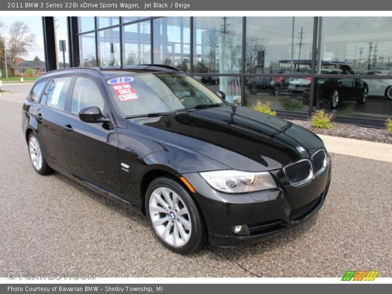 Jet Black / Beige 2011 BMW 3 Series 328i xDrive Sports Wagon