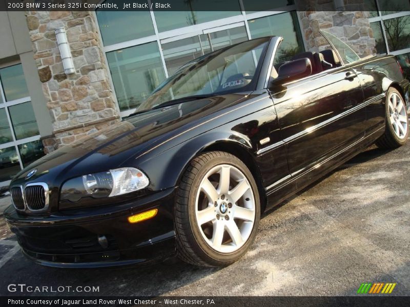 Jet Black / Black 2003 BMW 3 Series 325i Convertible