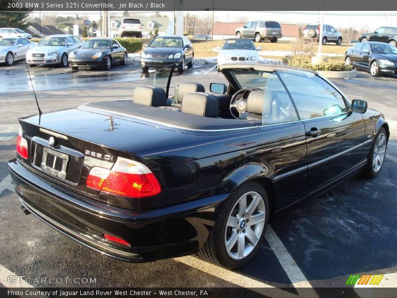 Jet Black / Black 2003 BMW 3 Series 325i Convertible