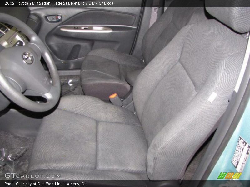 Jade Sea Metallic / Dark Charcoal 2009 Toyota Yaris Sedan