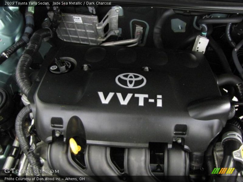 Jade Sea Metallic / Dark Charcoal 2009 Toyota Yaris Sedan