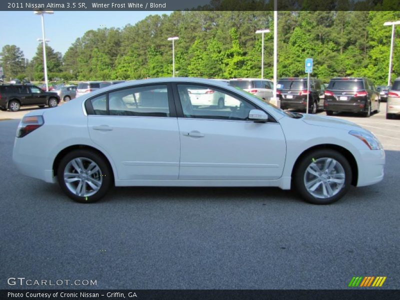 Winter Frost White / Blond 2011 Nissan Altima 3.5 SR