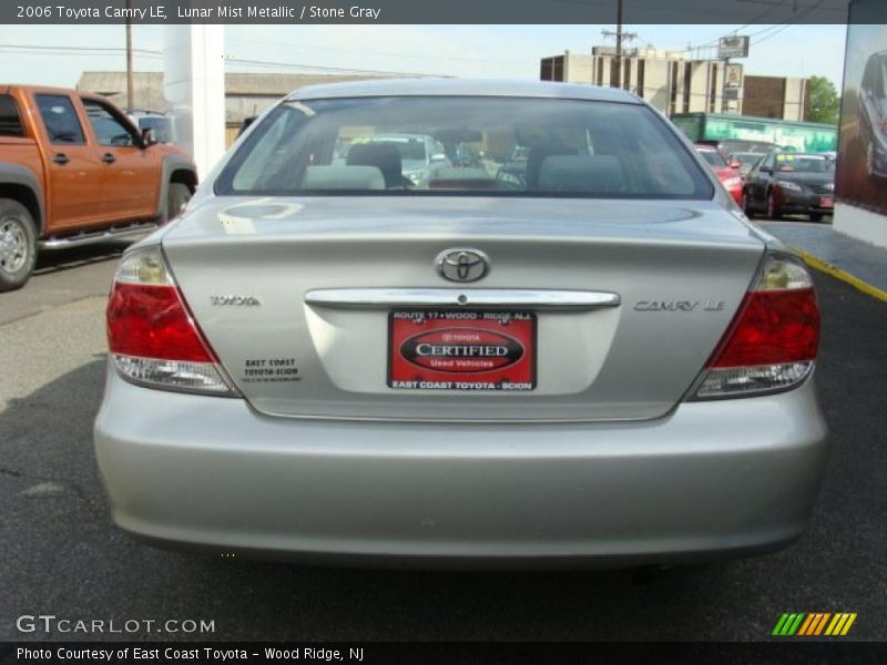 Lunar Mist Metallic / Stone Gray 2006 Toyota Camry LE