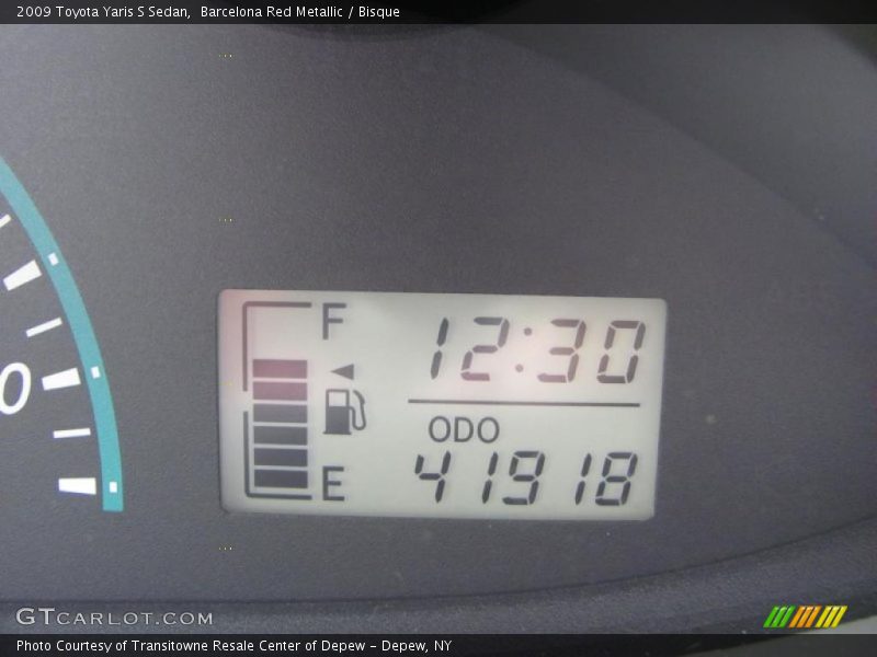 Barcelona Red Metallic / Bisque 2009 Toyota Yaris S Sedan