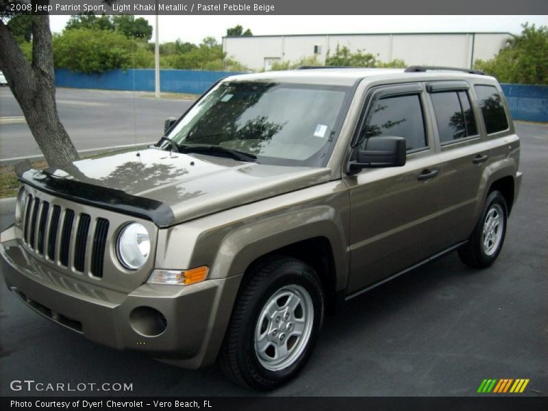 Light Khaki Metallic / Pastel Pebble Beige 2008 Jeep Patriot Sport