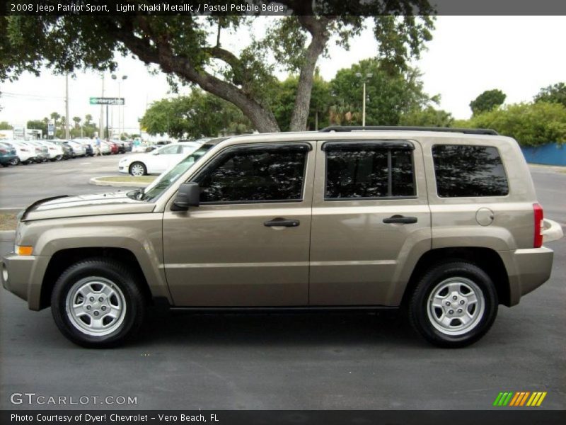 Light Khaki Metallic / Pastel Pebble Beige 2008 Jeep Patriot Sport