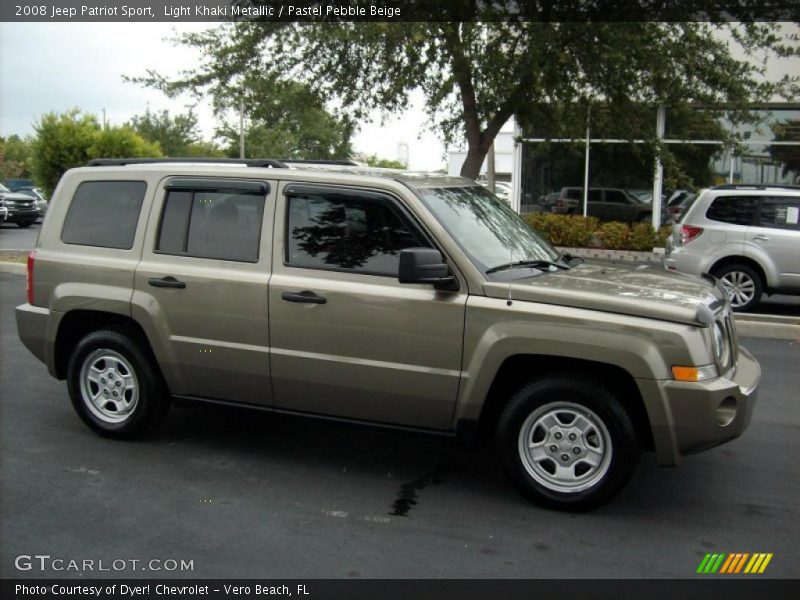 Light Khaki Metallic / Pastel Pebble Beige 2008 Jeep Patriot Sport