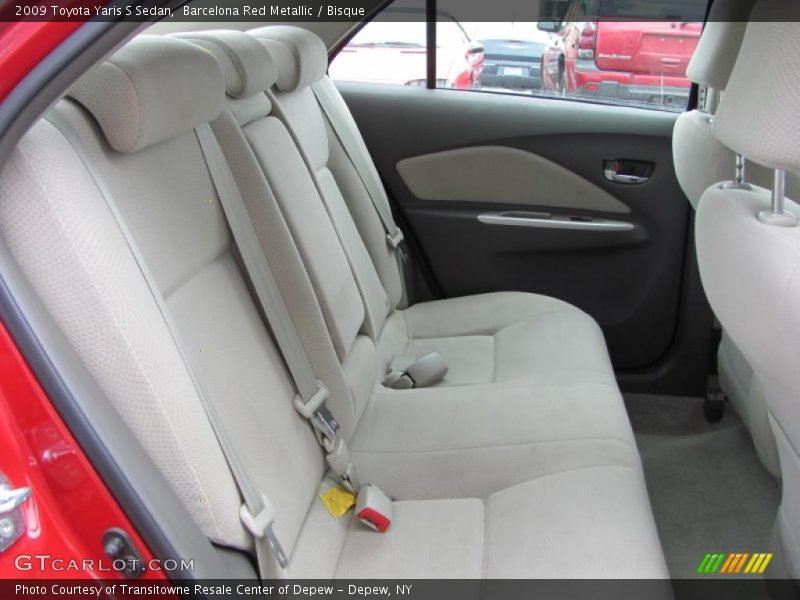 Barcelona Red Metallic / Bisque 2009 Toyota Yaris S Sedan