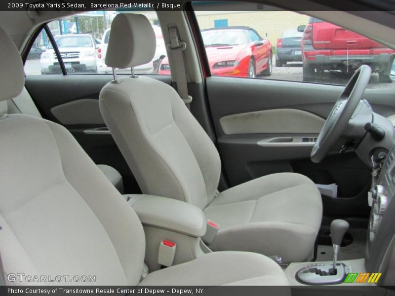Barcelona Red Metallic / Bisque 2009 Toyota Yaris S Sedan