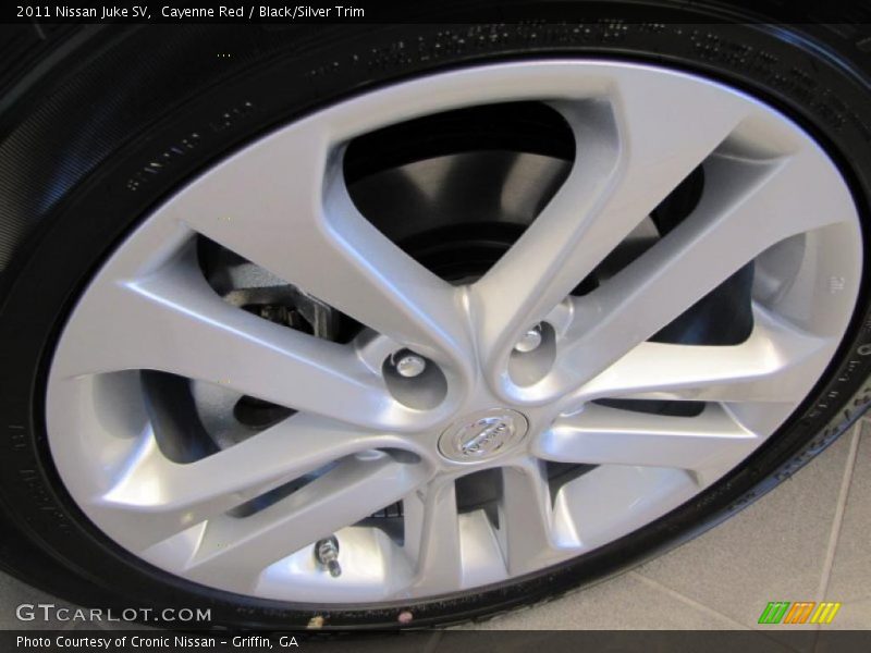 Cayenne Red / Black/Silver Trim 2011 Nissan Juke SV