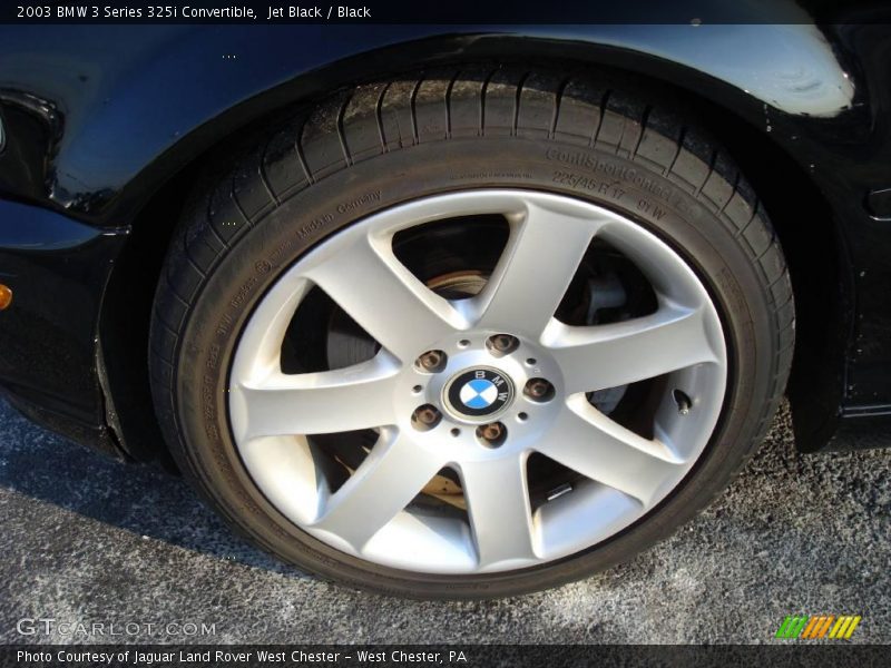 Jet Black / Black 2003 BMW 3 Series 325i Convertible