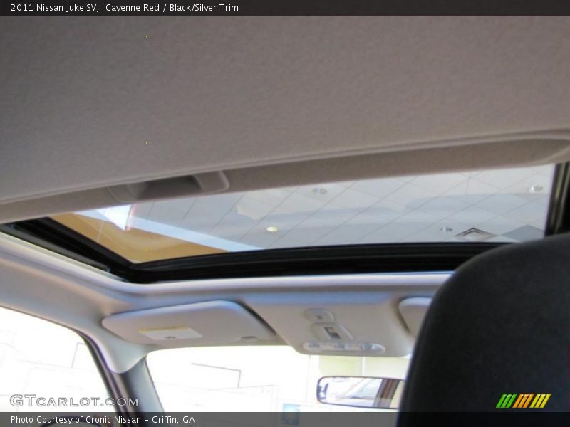 Cayenne Red / Black/Silver Trim 2011 Nissan Juke SV