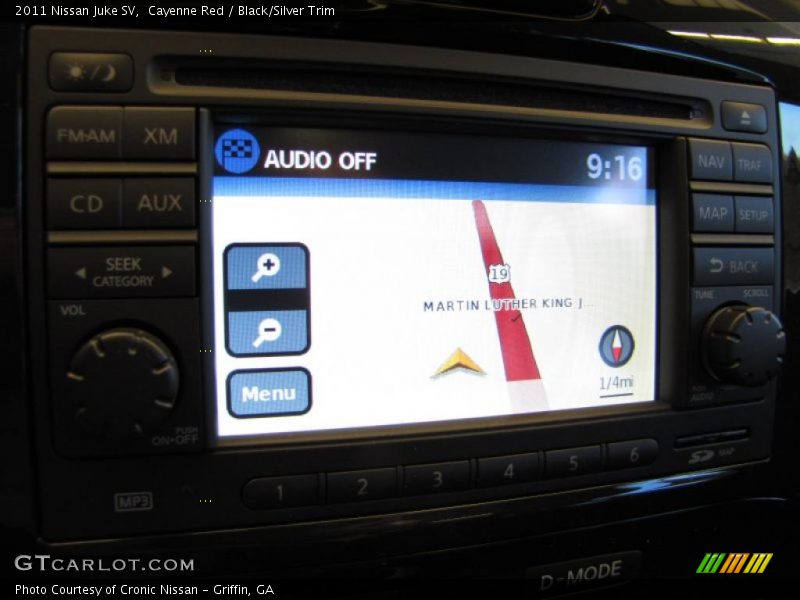 Cayenne Red / Black/Silver Trim 2011 Nissan Juke SV