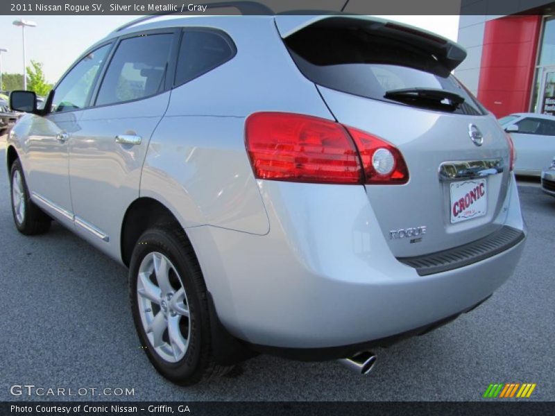Silver Ice Metallic / Gray 2011 Nissan Rogue SV