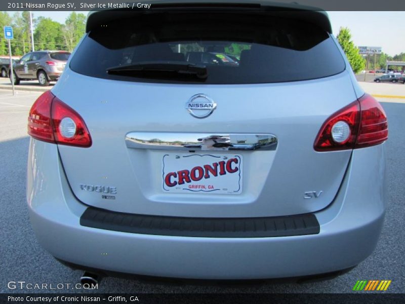 Silver Ice Metallic / Gray 2011 Nissan Rogue SV